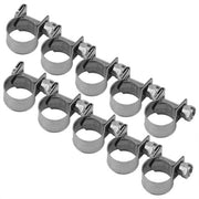 Assortimento di Slangklem 10pz - Slangklemmen RVS - Dimensioni 6-18mm - Anticorrosione - Impermeabile - Duraturo e regolabile - Slangenklem