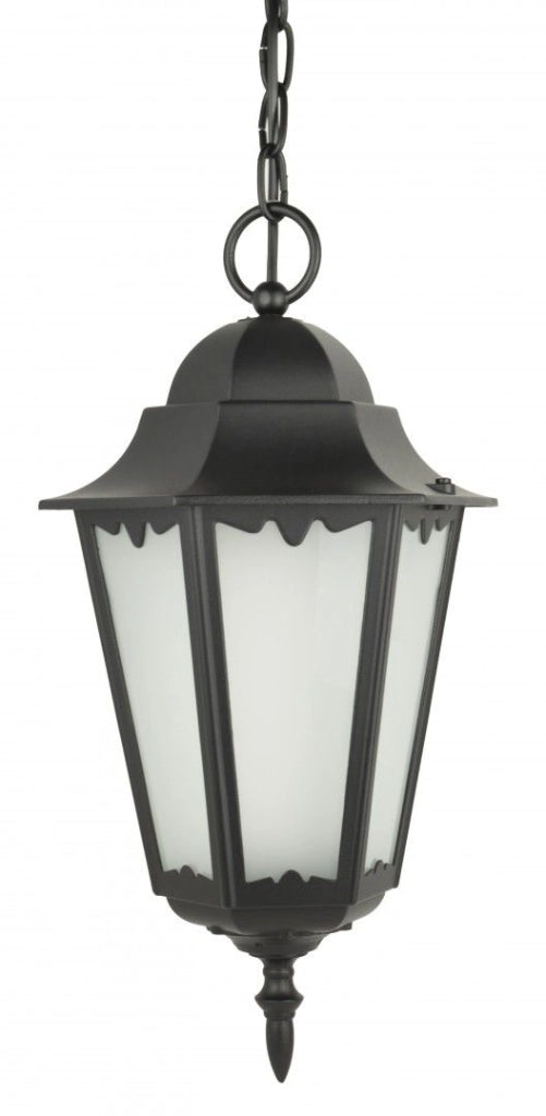 Lampada a sospensione esterna Retro nera IP43 E27 SU-MA