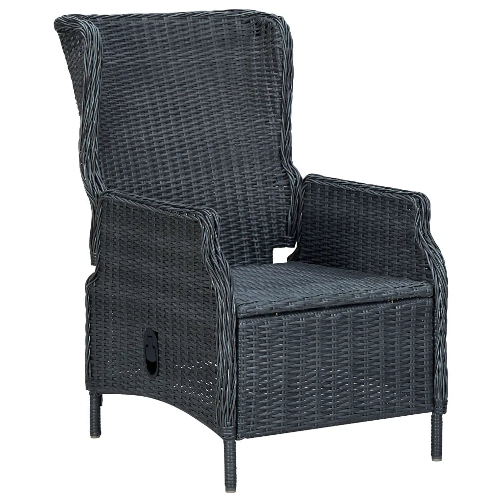 Set Mobili da Pranzo per Giardino 7 pz Grigio Scuro 3068785