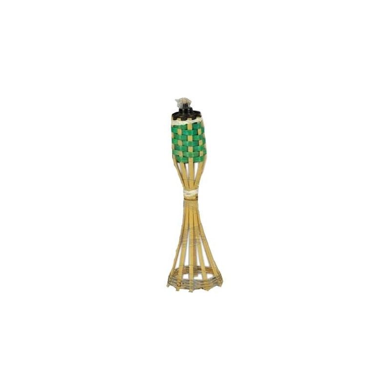 TORCIA IN BAMBOO CON BASE 35 cm