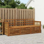 Set divani 3 pz Legno di Acacia Massello 3383965