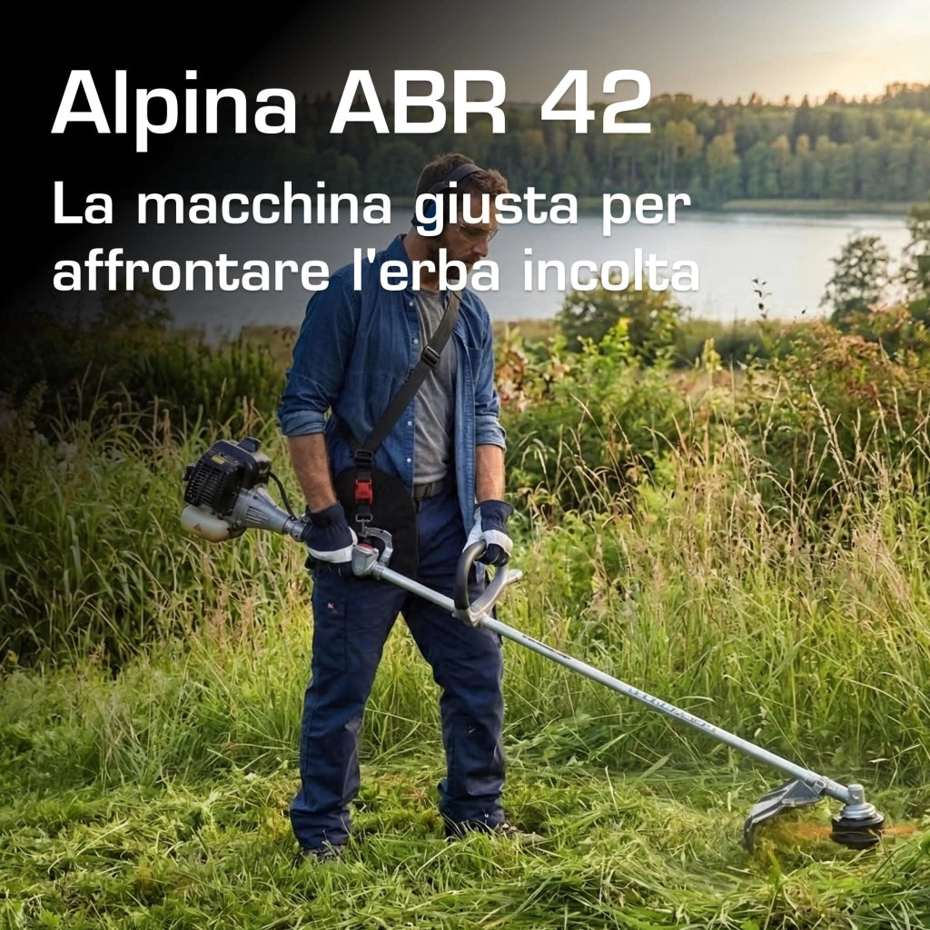 Decespugliatore kw 1,25 Hp 1,5 Alpina ABR42