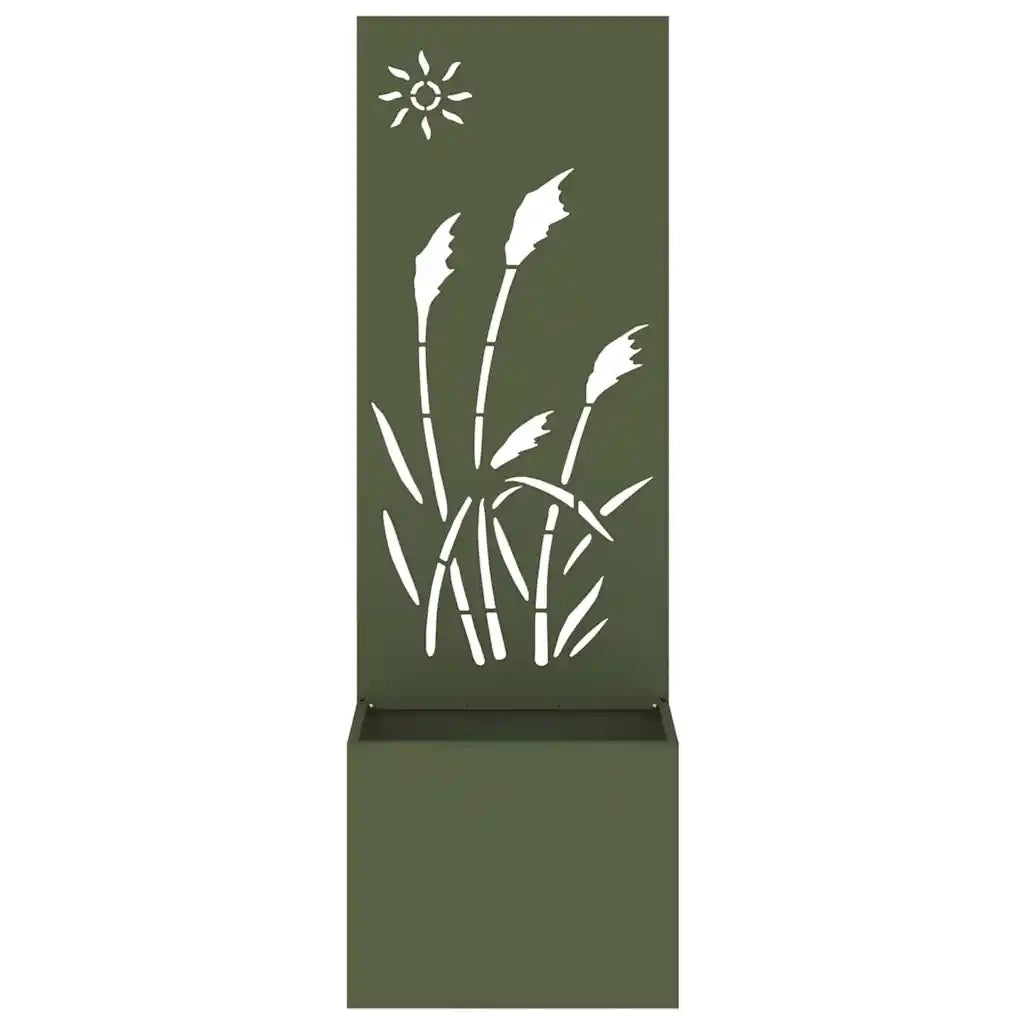 Schermo per privacy in giardino Oliver verde 50 x 140 cm 876430