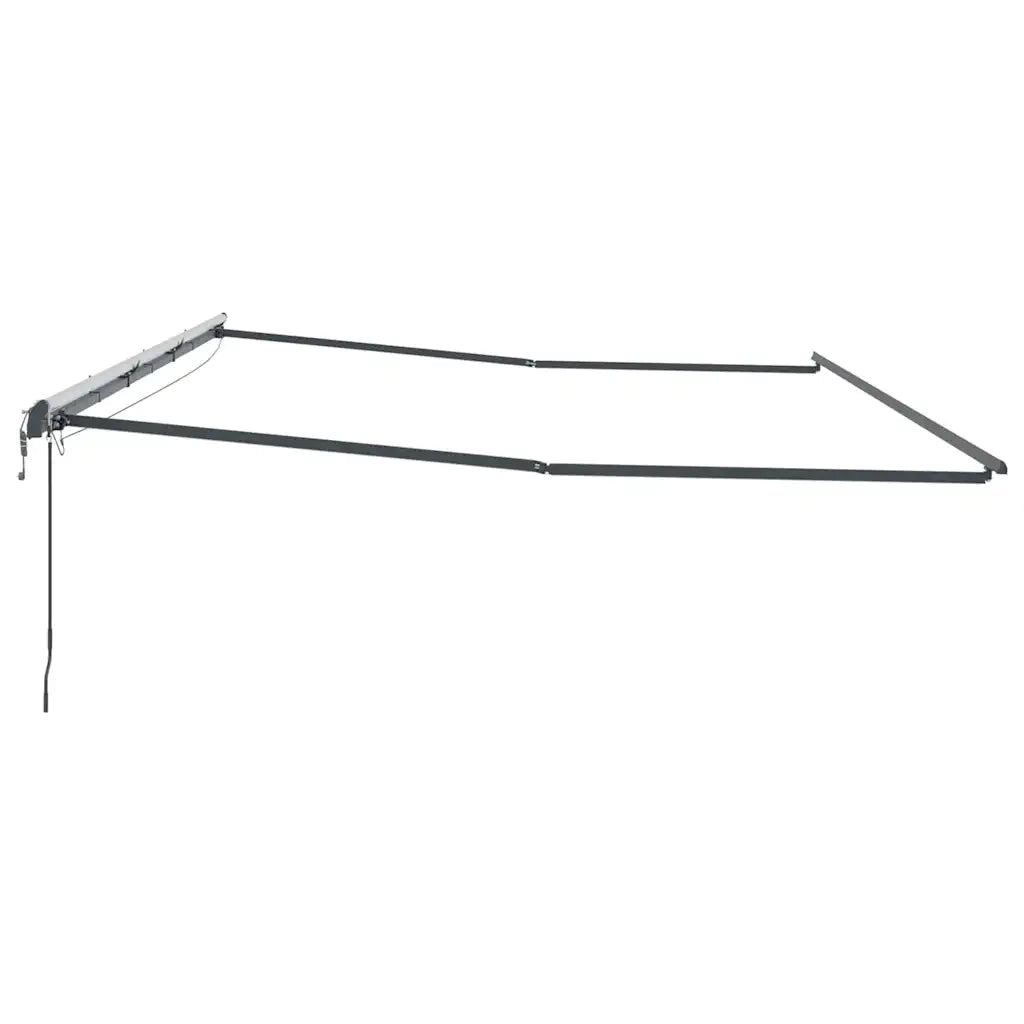 Tenda da Sole con Antracite 6 x 3 m Metallo 313264