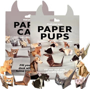 Set di origami per gatti e cani, 100 fogli di carta, set di hobby per bambini e adulti, piega figure di gatti carine per decorazione e regali