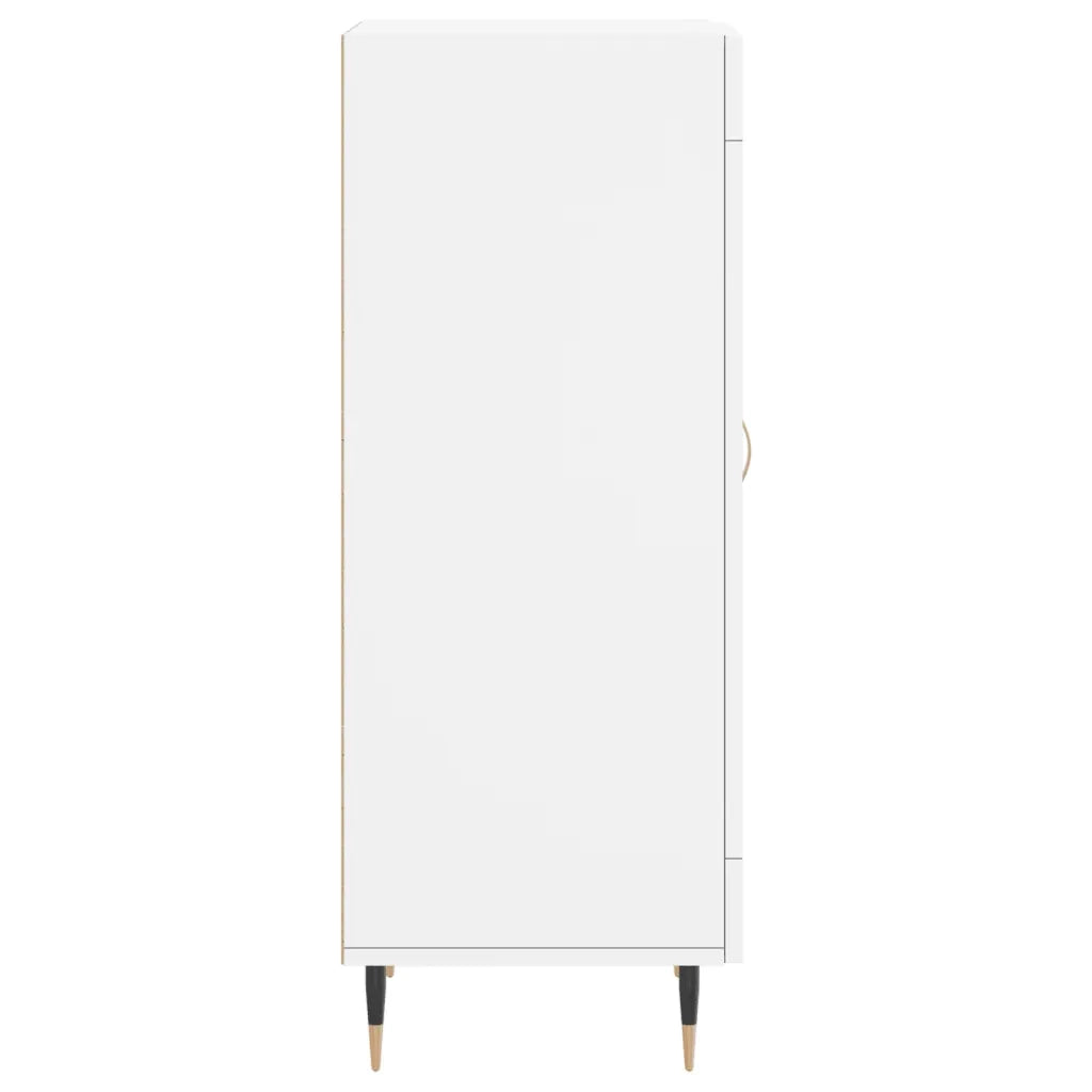 Credenza Bianca 34,5x34x90 cm in Legno Multistrato 830420