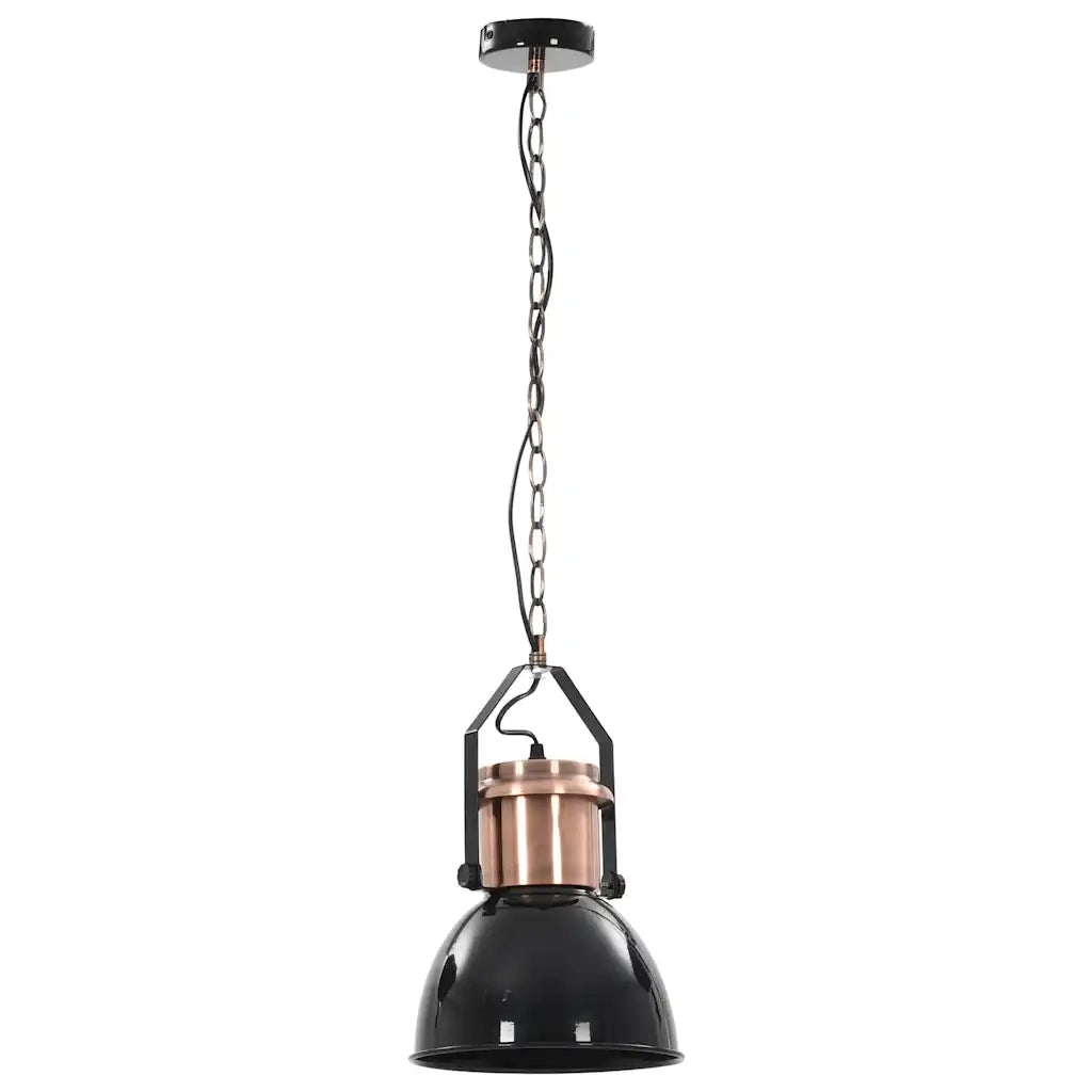 Lampade da Soffitto 2 pz Nero Tondo E27 CFW1843601
