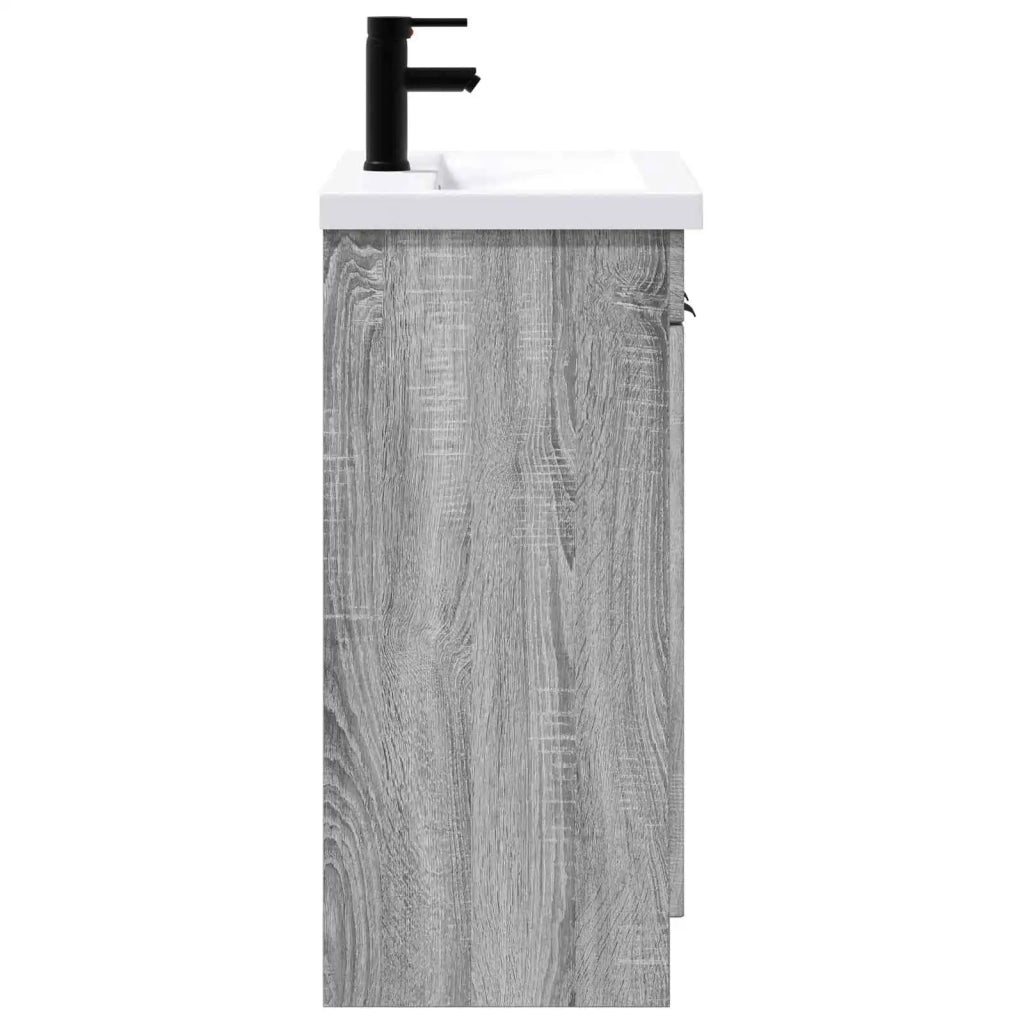 Set di mobili per il bagno Sonoma grigio 56 x 37,5 x 81 cm 3404150
