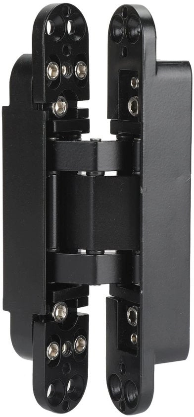 Scharniere a Doppia Faccia Dimensionabili - Scharniere Dampanti - Scharniere Resistenti al Fusto - Angolo di Apertura 180 Gradi - Per Porte in Legno - Pads in Nylon Silenziosi - Scharniere