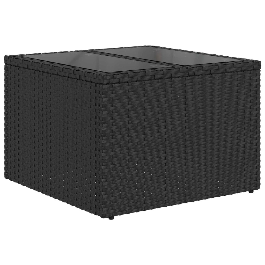 Set di divani 6 pcs 4-Numero di posti Nero e Blu 3447069