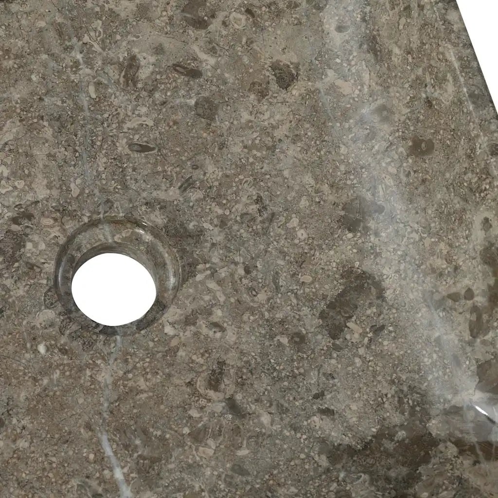 Lavandino-Lavello Grigio 40x40x10 cm in Marmo