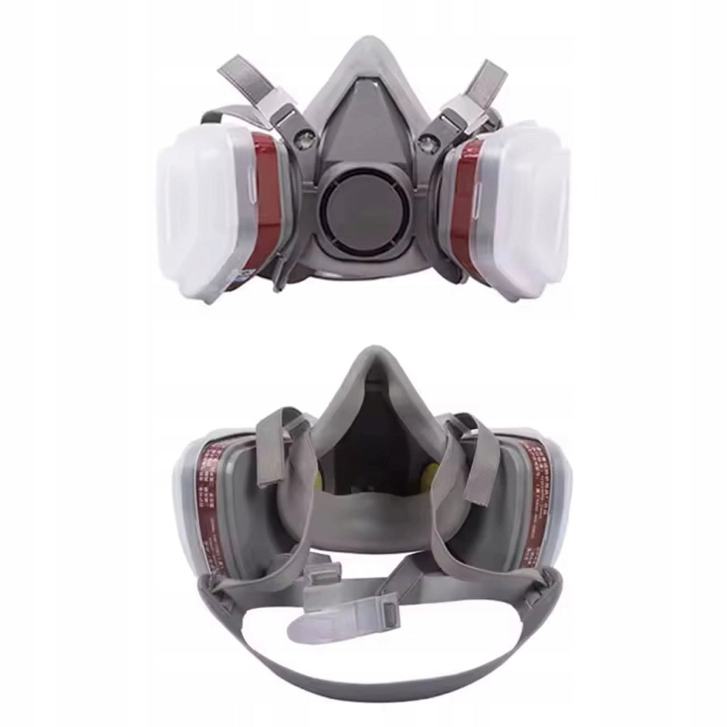 Maschera Protettiva SafeBreath 6200 – Set Filtrante 7 in 1 | Silicone e Plastica | Verniciatura e Chimica