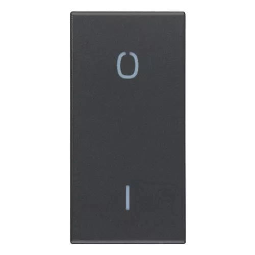 VIMAR EIKON - TASTO 1M SIMBOLO O I GRIGIO