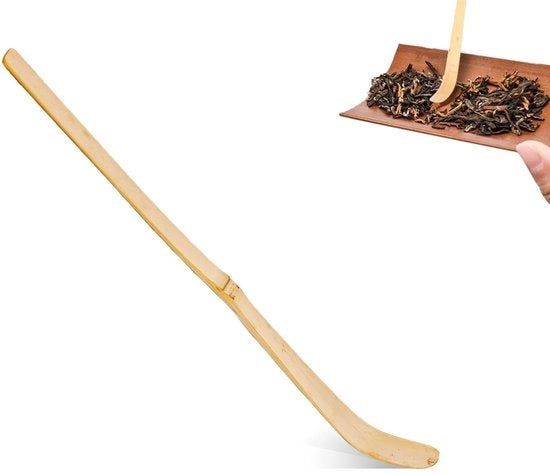 Levain - Leppa di Matcha in Bambù 18 cm - Attrezzatura - Tazza da Tè - Cerimonia - Accessori - Dose Precisa - Cucchiaio da Tè