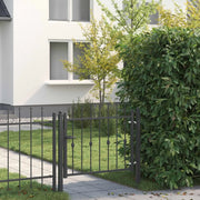 Cancello per recinzione HORST 100 x 75 cm Metallo Nero 42034043