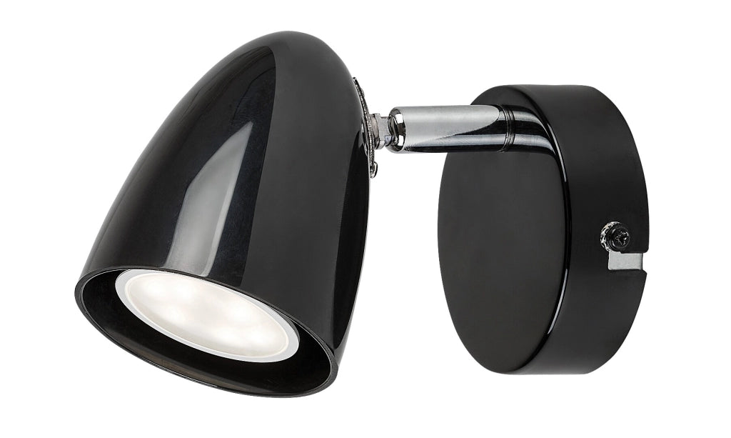 Applique da parete nera orientabile GU10 5W Rabalux