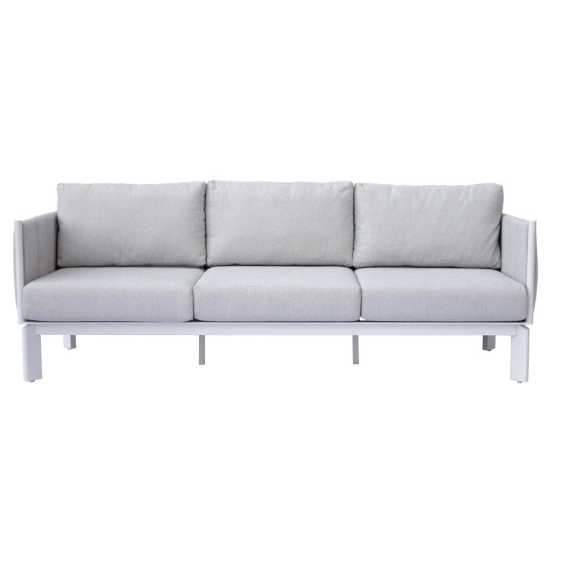 Salotto Cannes Alluminio Bianco E Imbottiture Moia