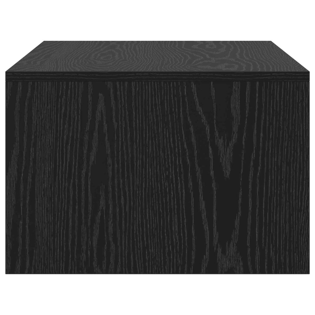 Scrivania a parete Rovere Nero Legno ingegnerizzato 891393