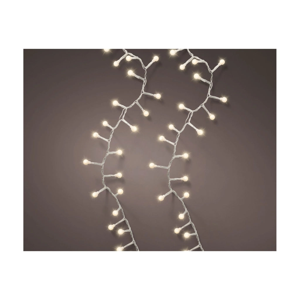 Luci LED Cherry Light trasp/bianco caldo 1100cm 8Funz OUT