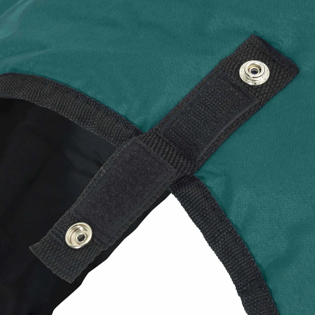 Coperta per Cavalli Verde Scuro e Nero 125 cm Poliestere 42013142