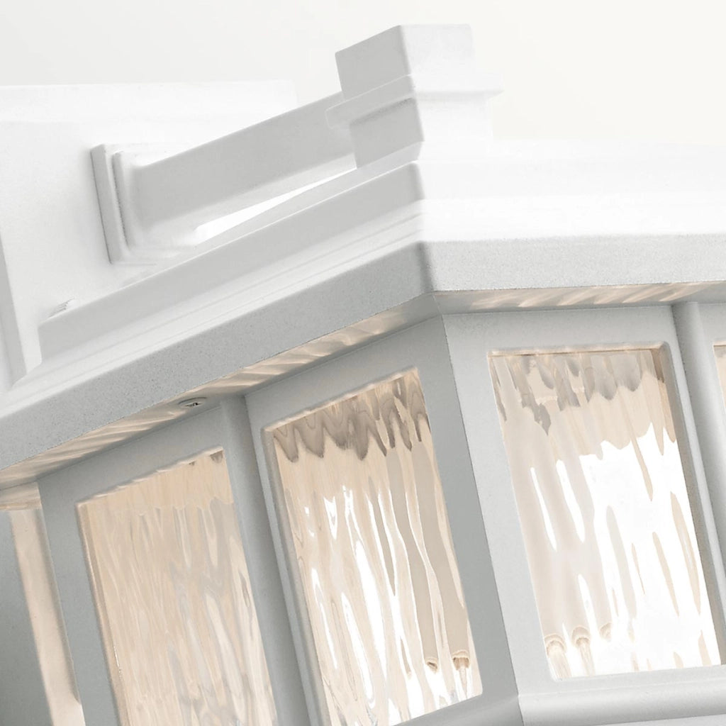 Applique esterna bianca E27 60W Beacon Square Kichler