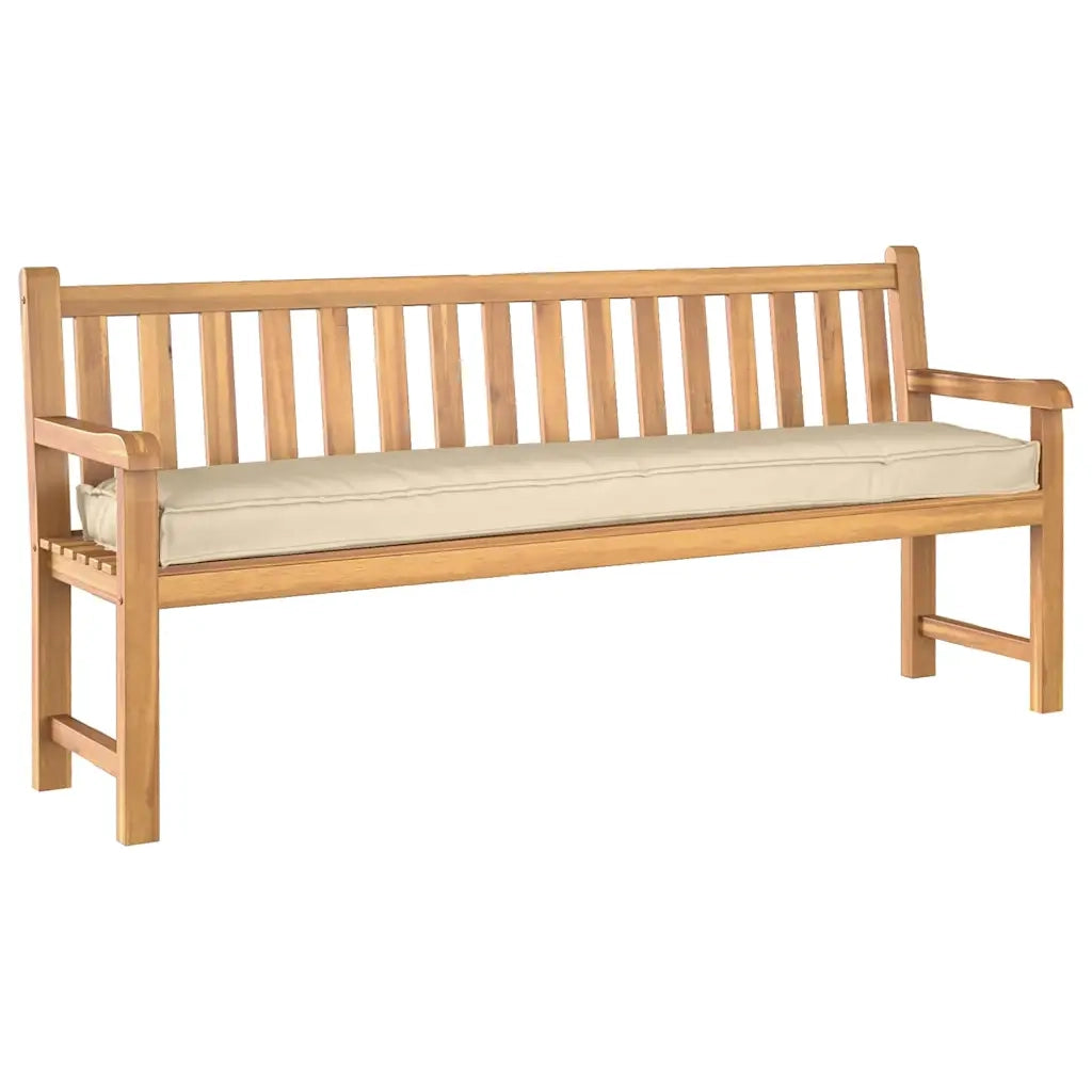 Cuscino per pallet Beige 200 x 40 x 8 cm Tessuto Oxford 42001681