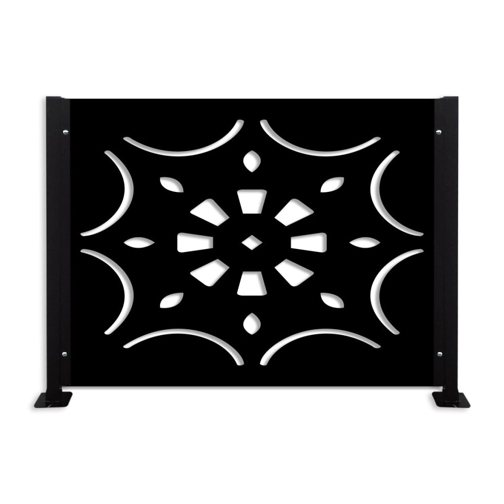 Ringhiera DEKOPLAST rettangolare mod. ELASTA Colore: nero