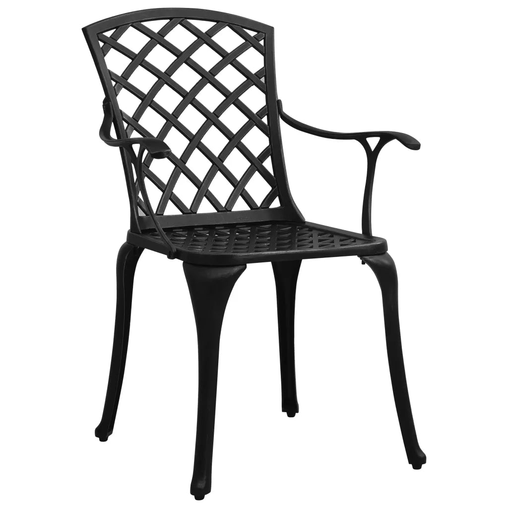 Set da Bistrot 3 pz in Alluminio Pressofuso Nero 315592