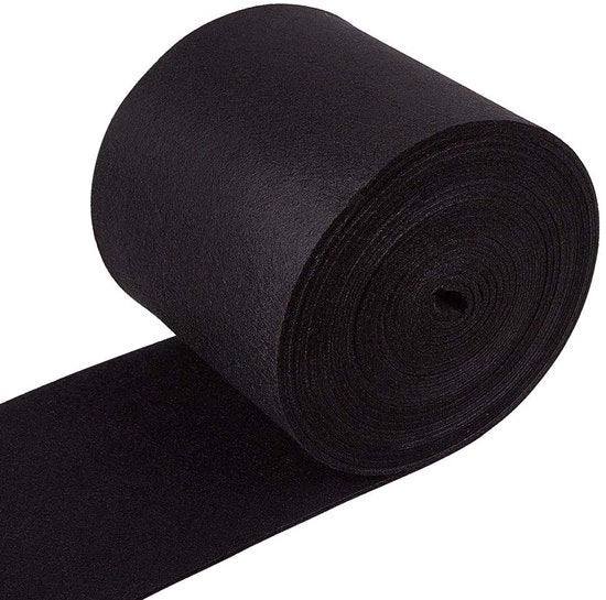 Veloce scelta - Velo di poliestere 6 m x 14 cm - 3 mm spesso - Velo di tessuto - Soffice - Resistente agli urti - Per cucire/saldare/decorare - Velo di vetrotermoplastico