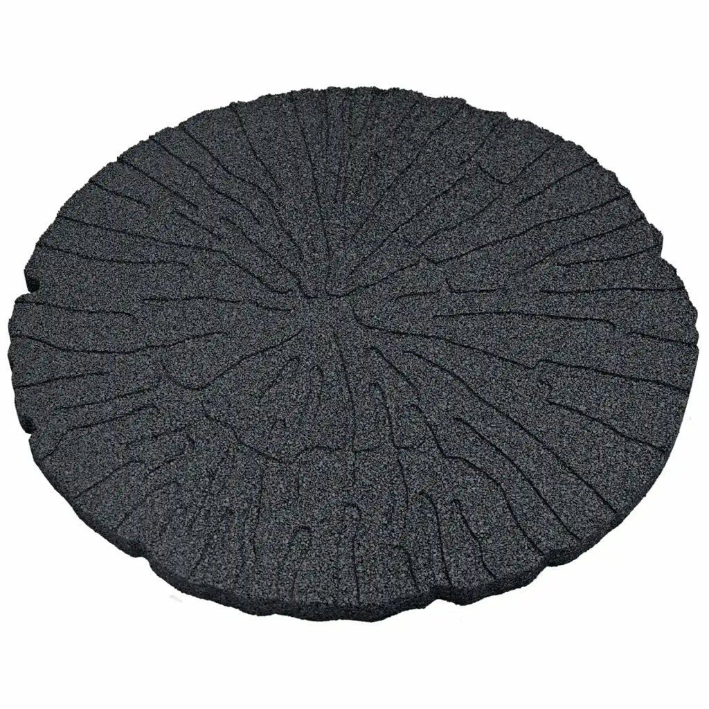 Pietra da Passo 6 pcs Nero Ø 45 x 1,8 cm Gomma