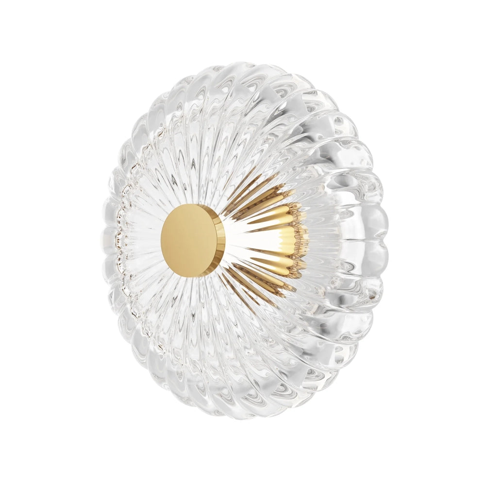 Maytoni applique moderna Amulet 1 luce LED integrato oro metallo vetro