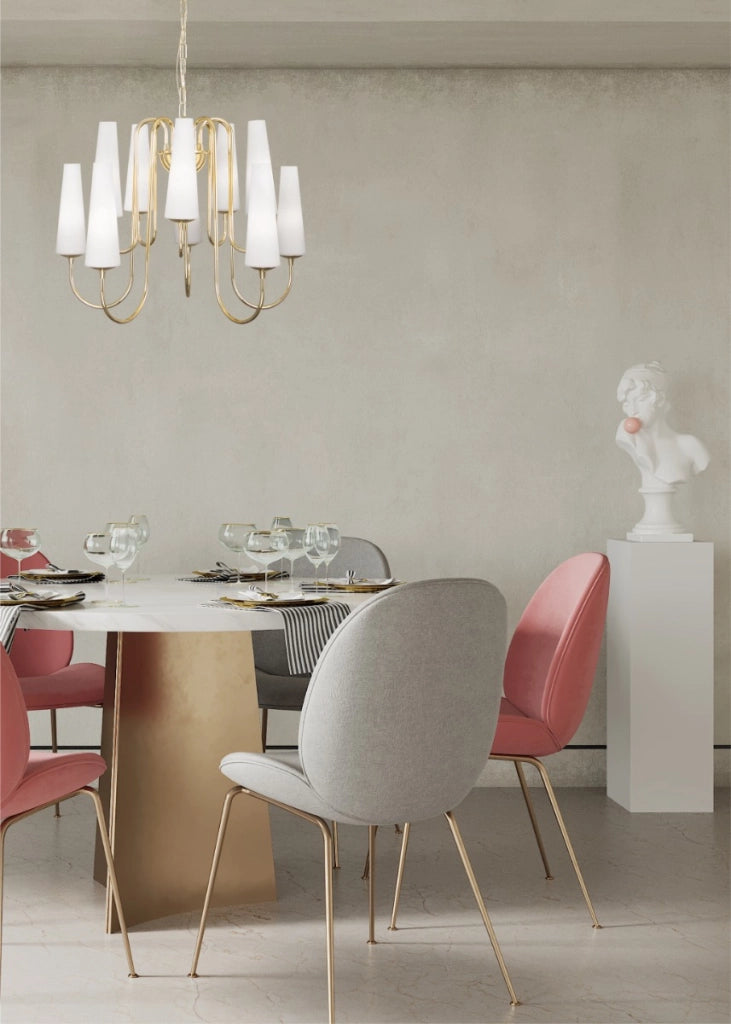 Lampadario Magnum Zuma Line oro/bianco 10xE14 1129