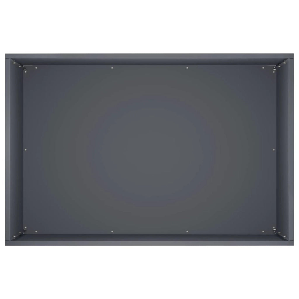 Vaso da giardino 2 pz Antracite 50 x 40 x 50 cm 8005657