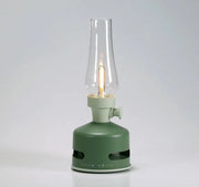 Lampada Esterna con Paralume LED e Altoparlante Bluetooth per Giardino - Verde