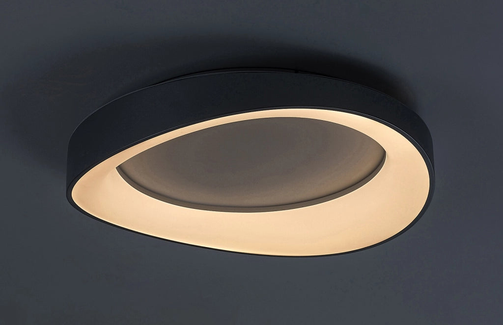 Plafoniera LED moderna argento Ø52 56W Rabalux Iliana
