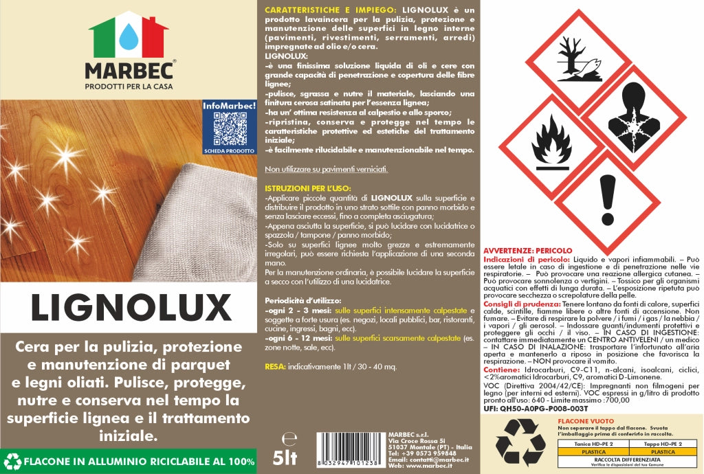 Lavaincera LIGNOLUX   5LTx4Pz