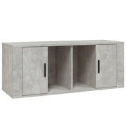 Mobile TV multimediale mensola TV credenza TV sala da pranzo soggiorno camera da letto 100 x 35 x 40 cm legno ingegnerizzato grigio 02_0025492