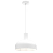 Lampada a sospensione VISBY bianca Ø30cm E27 Milagro