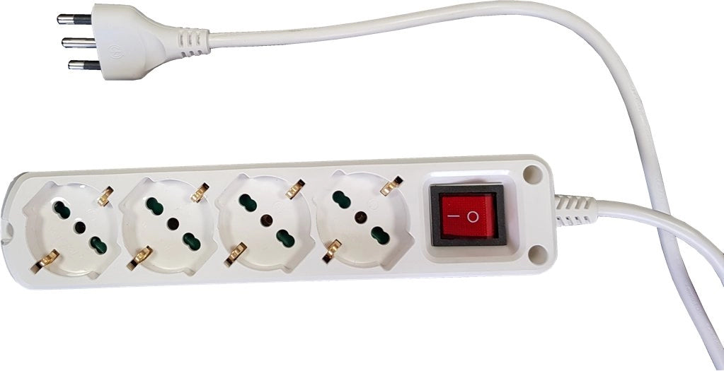 MULTIPRESA CON INTERRUTTORE IDEAL STAR 6 posti - IDEAL STAR