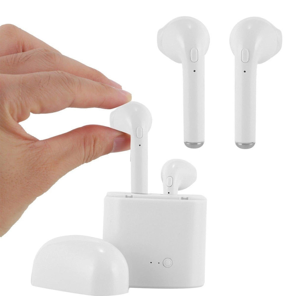 Trade Shop - Auricolare Wireless I7s Tws Bluetooth V4.2 Senza Fili Android Ios Cuffie Sport -