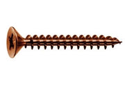 VITI PANEL-VIT TESTA SVASATA PIANA ACCIAIO BRONZATO- - ø mm.4x35 - 500 pezzi MUSTAD
