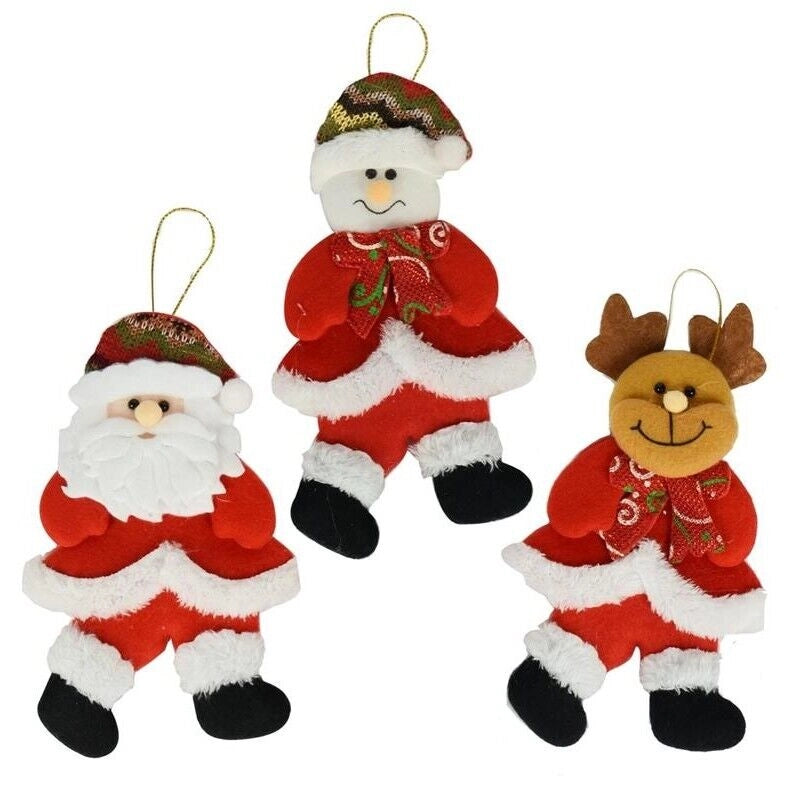 MA MAISON APPENDINO NATALIZIO DA 21 CM A PELUCHES IN DECORO ASSORTITO