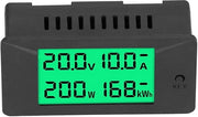 Misuratore di energia PZEM-025 - Display digitale - Tensione 5-12V - Amperometro - Tester di consumo energetico - Adatto per la misura dell'energia elettrica DC