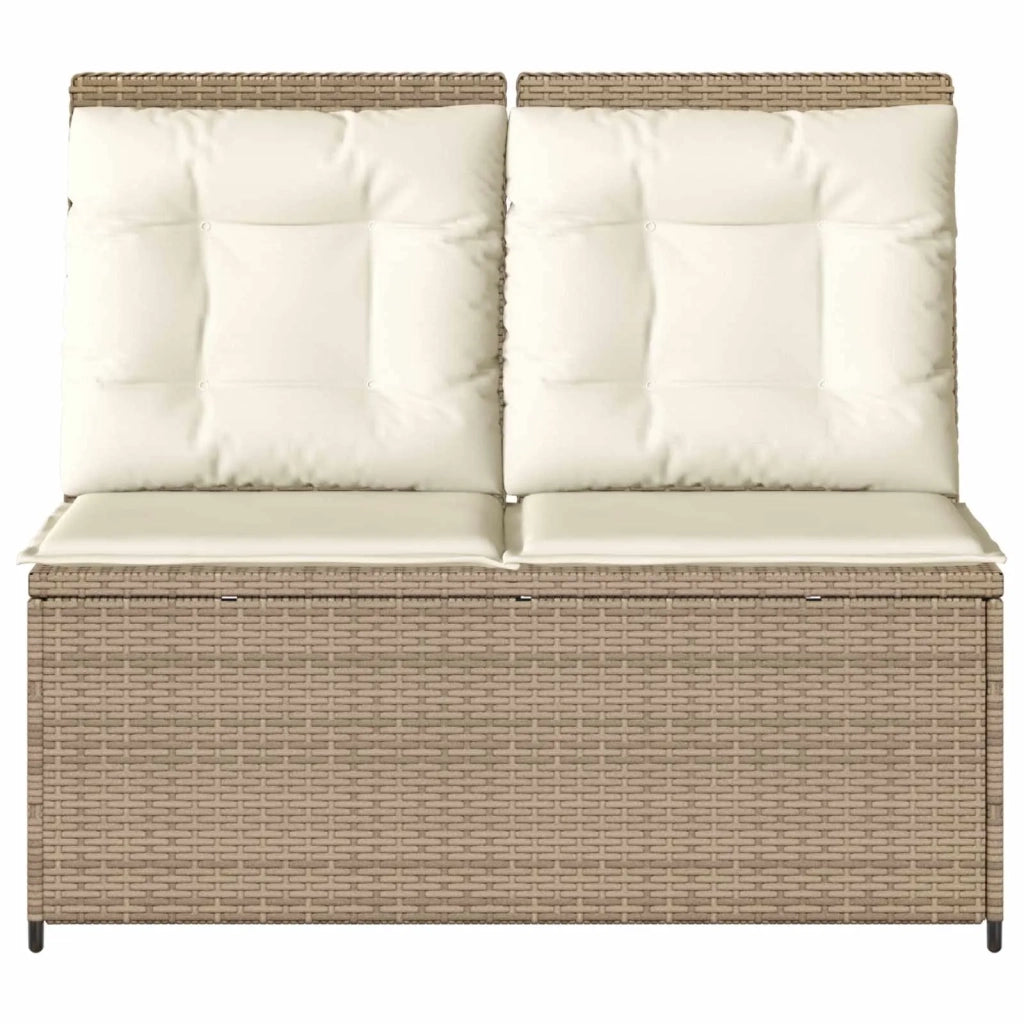 Panchina da Giardino | Panca da Giardino Beige polyrattan