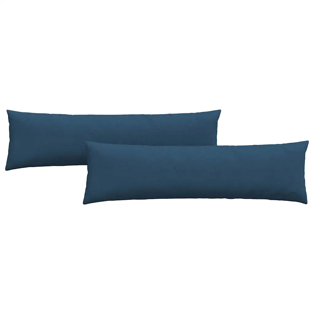 Cuscini da Divano 2 pcs Blu 145 x 40 cm Tessuto 42013833