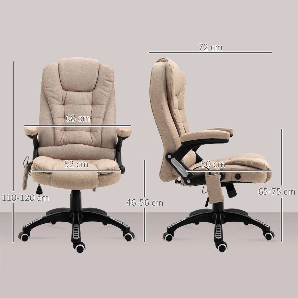 Poltrona Massaggiante Elettrica Reclinabile ¨C Minimal ¨C Beige