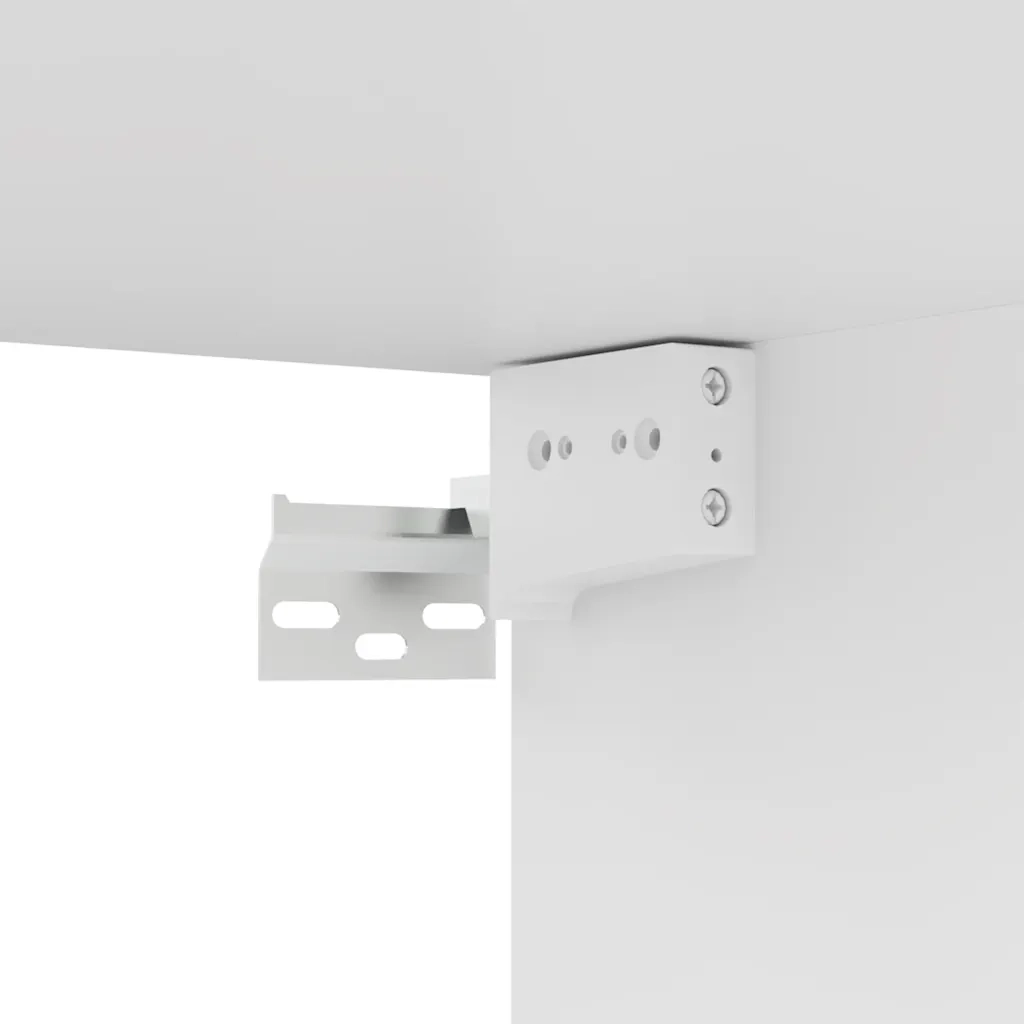 Mobile Porta TV Bianco 100x30x30 cm in Legno Multistrato 801481