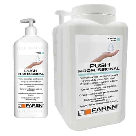 PASTA BIANCA ABRASIVA 'PUSH PROFESSIONAL' 5000 ml - con dosatore - FAREN
