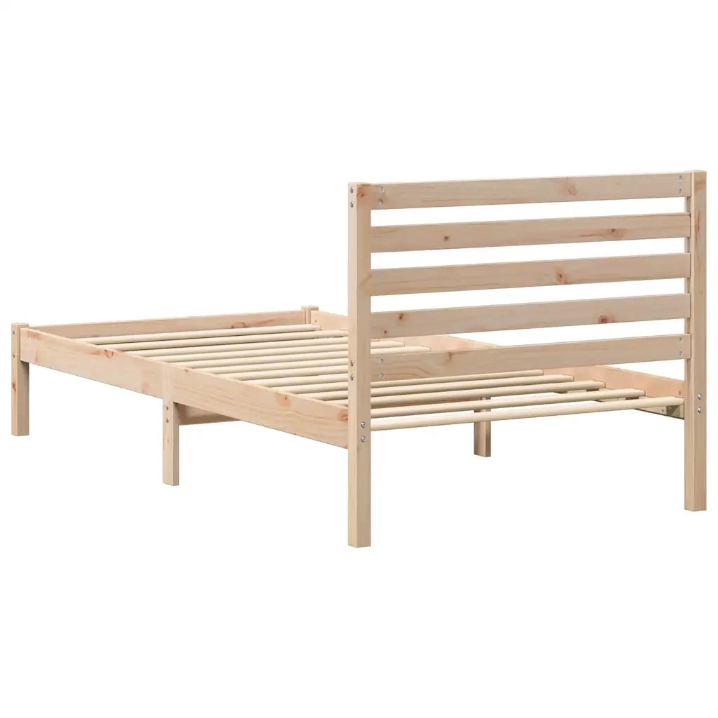 Struttura del letto-Giroletto Marrone 80 x 200 cm Pino massello 630013