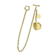 Orologio da collo con catena antico per uomo - Portafoglio con catena - Chiave inglese - Pendente con catena lunga - 31cm/12,2 pollici lunghezza della catena - 3,3 cm/1,3 pollici diametro